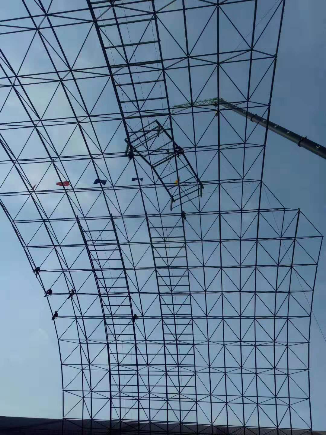 自贡干煤棚网架安装